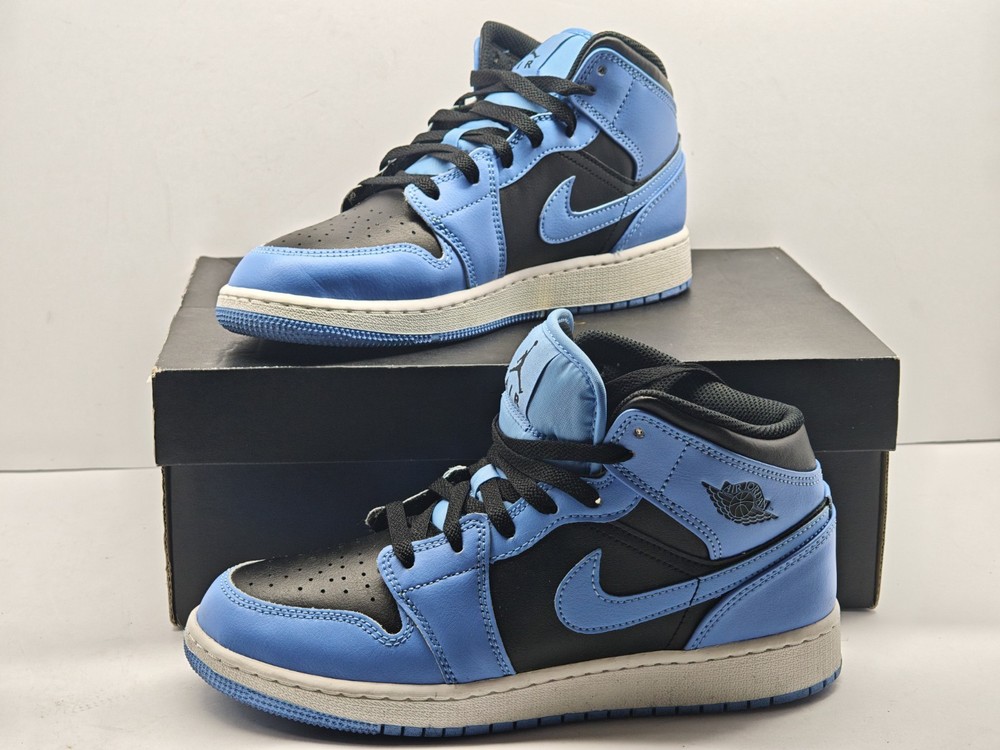 Size 6.5 (GS) – Jordan 1 Mid University Blue Black