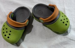 Crocs Electro II Clog Volt Green Grey Size Kids Toddler 4