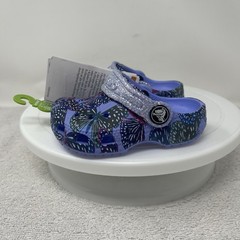 Crocs Classic Purple Butterfly Clog 208257-5Q7 Children’s Size 6 C6 NEW TAGS