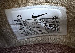 Nike Dunk Plaid Brown Pattern Kid Size 6 Shoe FV3653-191 Women Size 7.5 Sneakers
