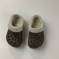 CROCS MAMMOTH BLITZEN POLAR KIDS BAYA CLOG SHOES Brown Toddler C 6/7