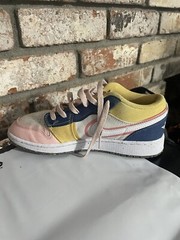 Size 4.5 (GS) – Jordan 1 SE Low Multi-Color Canvas