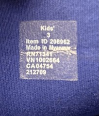L.L.Bean Kids‘ Puddle Stompers Rain Boot Blue Size 3 Waterproof Outdoors