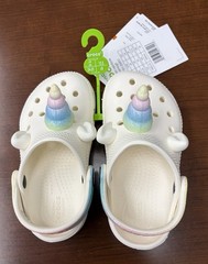 Crocs Classic I AM RAINBOW UNICORN TODDLER Size US C8 NWT