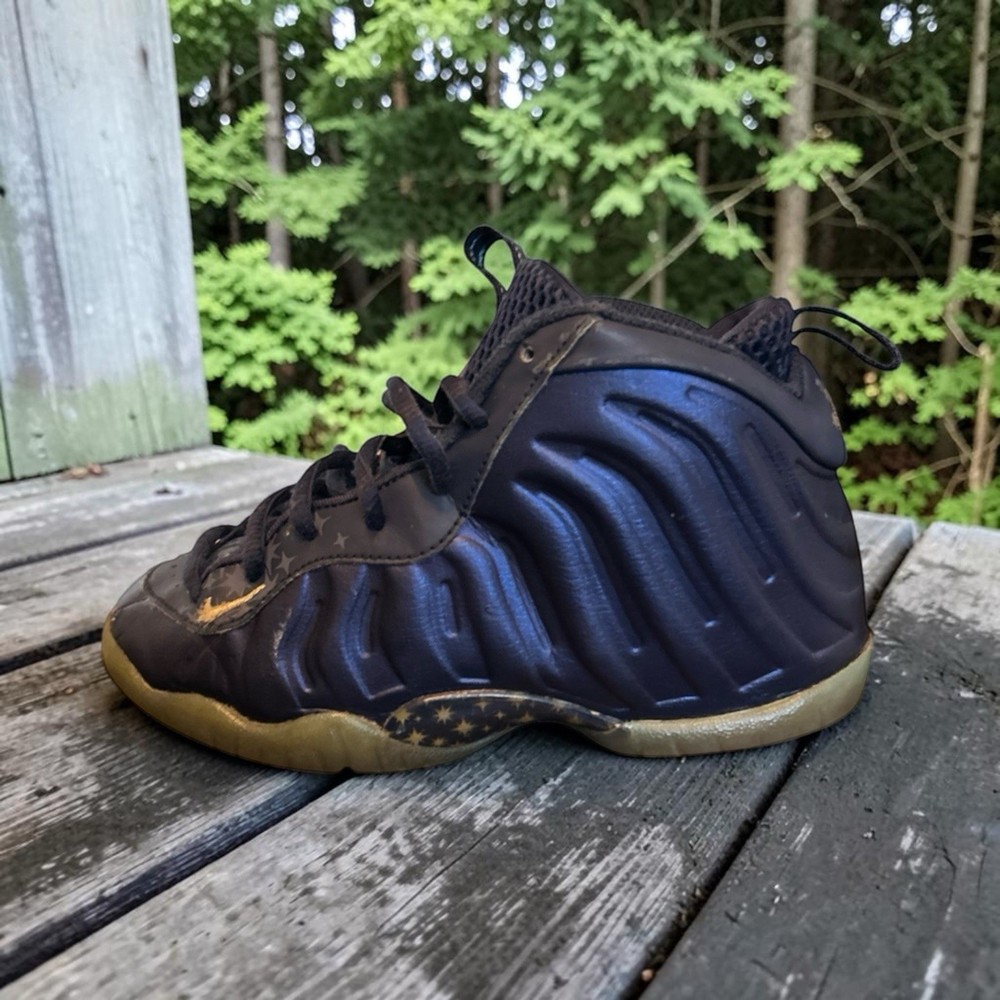Nike Little Posite One International Blue PS Size 13C