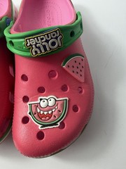 Crocs Jolly Rancher Watermelon Classic Clog Kids‘ Toddler Size C13 Pink Green