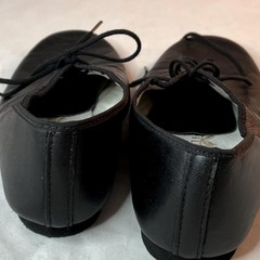 Spotlights Black Soft Lace-Up Ballet Dance Shoes Bendable Size 4.5M Womens 7