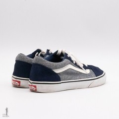 Vans Old Skool Blue and Grey Youth Size 7