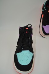 Air Jordan 1 Mid GS 554725-083 „Candy“ „Black Multi“ „Multi-color“ Size 5.5 Y