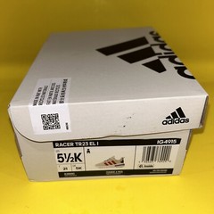 Adidas Toddlers Size 5 1/2K Racer TR23 EL l lg4915 (np8)
