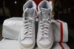 Youth Nike Blazer Mid 77 (GS) White Mint Green Dust (FZ3537 100) Sz 5.5 6 7