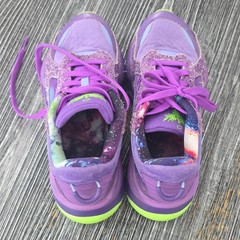 PUMA RS Low Top Suede Colorblock Sneakers Purple/Green Kids 5C EU 37 387028-01