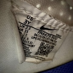 Nike Air Zoom Crossover 2 SE GS Sail Light Ultramarine FN6675-500 Size 3Y