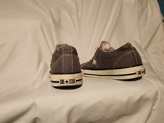 Converse One Star Sneaker Junior 5 Gray Low Miles Loved see photos unisex Shoes