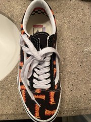 VANS Old Skool Thrasher Flame Skate Shoes Size 7.5 VN0005WOBML