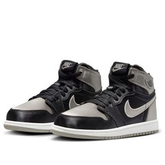 Nike Air Jordan 1 Retro High OG FD5304-010 Kids Black Gray Lifestyle Shoes RG210