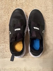 NEW Nike Flex Runner 2 Black Running Shoes DJ6038-002 Youth Size 7Y Women’s 8.5