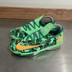 NIKE KD VI 6 Hero Turbo Kevin Durant Turbo Green Youth Shoes Sz 5.5 599477-303