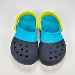 Crocs Electro II Clog Blue Slip On Comfort Sandals Lightweight Youth Size 10