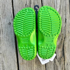 Crocs Green Crocling Classic Clogs Kids Alligator Shoes M3/W5