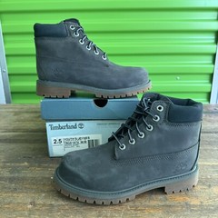 Timberland 6in Premium Boot Grey Boots Classic 2.5 Youth New In Box Primaloft
