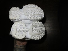 FILA DISRUPTOR II Throw back White Sneaker Shoes Lace up Toddler Size 4