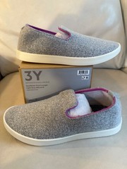 Allbirds Smallbirds Wool Lounger Light Grey (Blizzard) Kid Shoes Y3