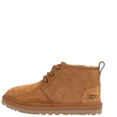 UGG Neumel Chukka Boots Kids Size 4 Chestnut Brown Suede Lace Up 1017320K