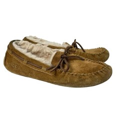 UGG Dakota Slip On Shearling Moccasin Chestnut Slippers Unisex Big Kids Size 3