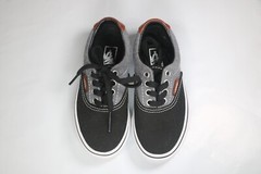 VANS ERA 59 Chambray & Canvas Black Kids 11 Sneakers Shoes Vans Off the Wall Sk8