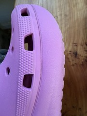 Chunky Crocs Unisex Kids Iconic Classic Clogs Taffy Pink J6 Casual Shoes Slides