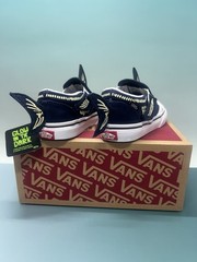 Slip On V Shark X-Ray Toddler Authentic Vans Shoes – Size 5.5 (Glow In The Dark)