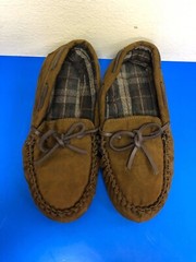 Target Big Kids Moccasin Brown Slippers Size L US 4/5