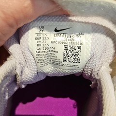 Nike Downshifter Purple and Gray Sneakers Size 2Y