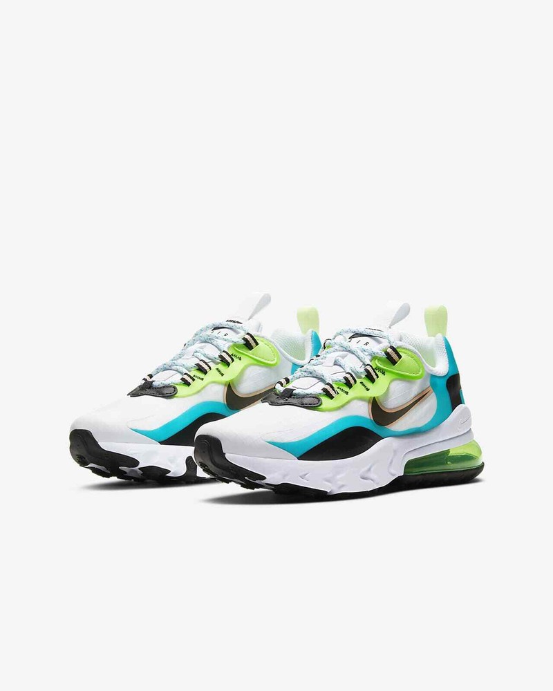 NIKE AIR MAX 270 REACT GS YOUTH/WOMEN’S SIZE 6.5Y = WOMEN’S Size 8 New