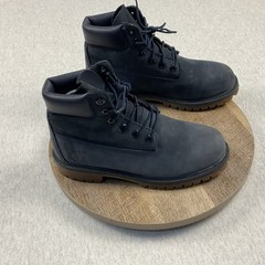 Timberland 6” Boots Youth Boy’s Size:5 Leather Upper Classic Hiking Lace-up Navy