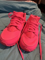 Nike Huarache Pink Size 6y Barely Worn No Box See Photos