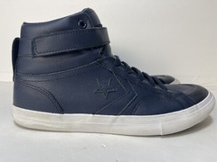 Converse All Star PRO BLAZE STRAP HIGH-TOP SNEAKER Junior Navy Pre-Owned Sz 6