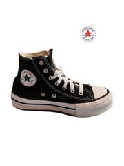 Converse Chuck Taylor All Star Black Youth 2 Hi Top Platform New Laces 372859F