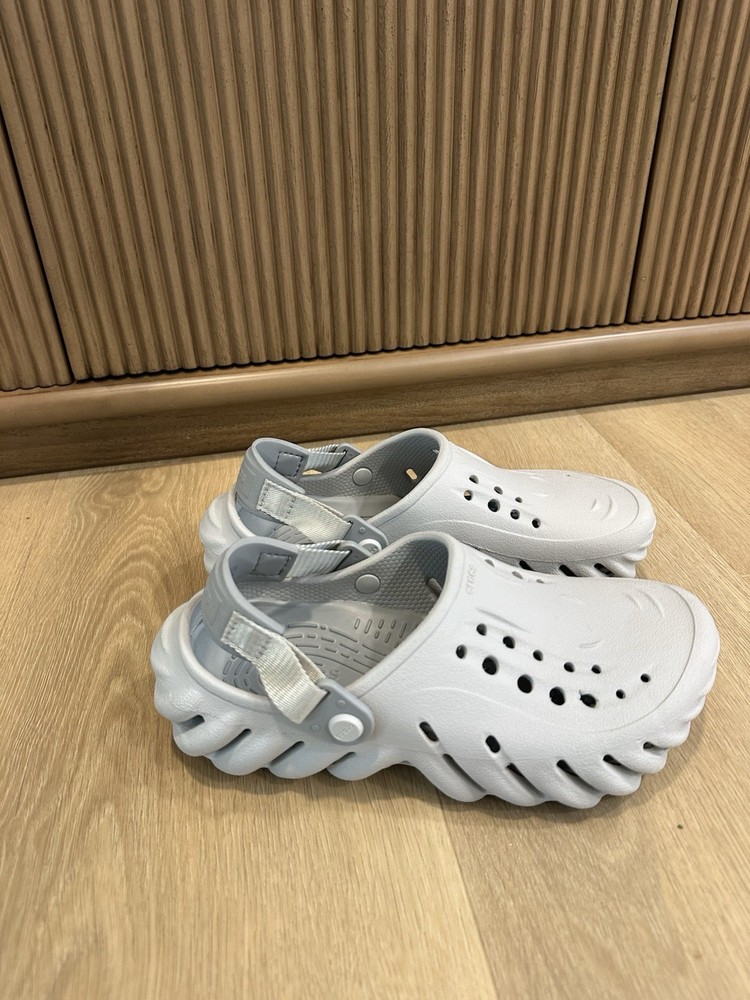 Crocs Echo Clog Sandals from Finish Line Size J 5 Unisex Gray