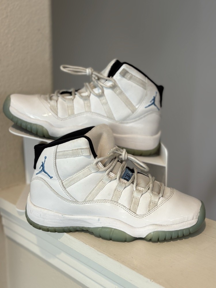 Nike Air Jordan 11 Retro BG Legend Blue 378038-117 Youth Size 5Y Womens 6.5