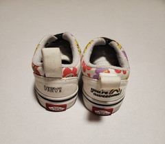 Vans Off the Walls Era Multi Color Flower Groovy Size Toddlers 4.5 Shoes Unisex