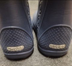 Crocs Handle It Lightweight Rain Boots Size J3 Blue Kids