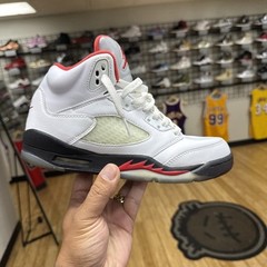 Air Jordan 5 Silver Tongue Sz 6y 440888-102