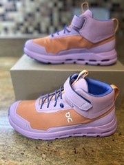 On Cloudhero Mid Waterproof Kids Copper/Lavendula Sneakers US 3K 3KD30011286