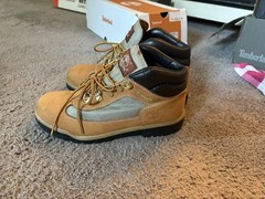 Timberland 15945 Kids Junior Field Boot Wheat Color Size 4.5 Kids