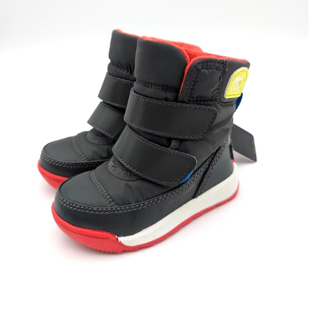 Sorel Whitney II Strap Waterproof Winter Boots Kids‘ Black Size US5 EU22