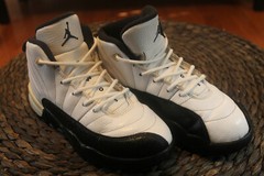 Jordan 12 Retro Taxi BP Kids | White/Blk | 1.5Y | 151186-125 | NOW $89!