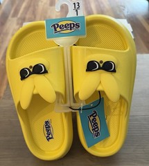 Peeps Bunny Slide Sandals. Kids Size 13/1 Brand New. Free Shipping.