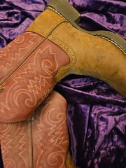 Durango Kids 8″ Western Briar Brown Brick Red Cowboy Boots Size 2M DBT0222TS
